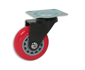 Versidex Mobile template-sets library cart wheels red wheel non-locking